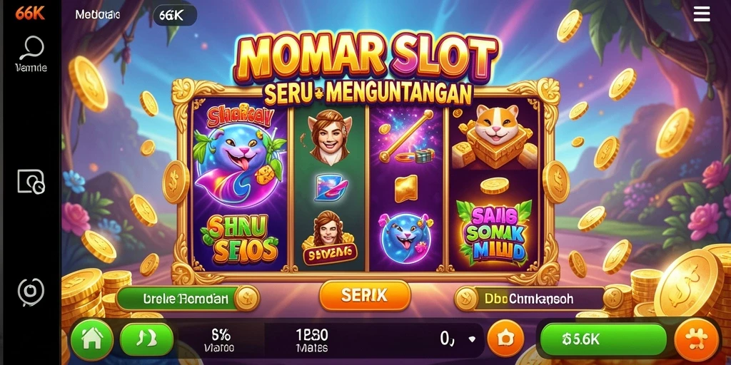 Gameplay seru dari 66K memperlihatkan keseruan bermain slot.