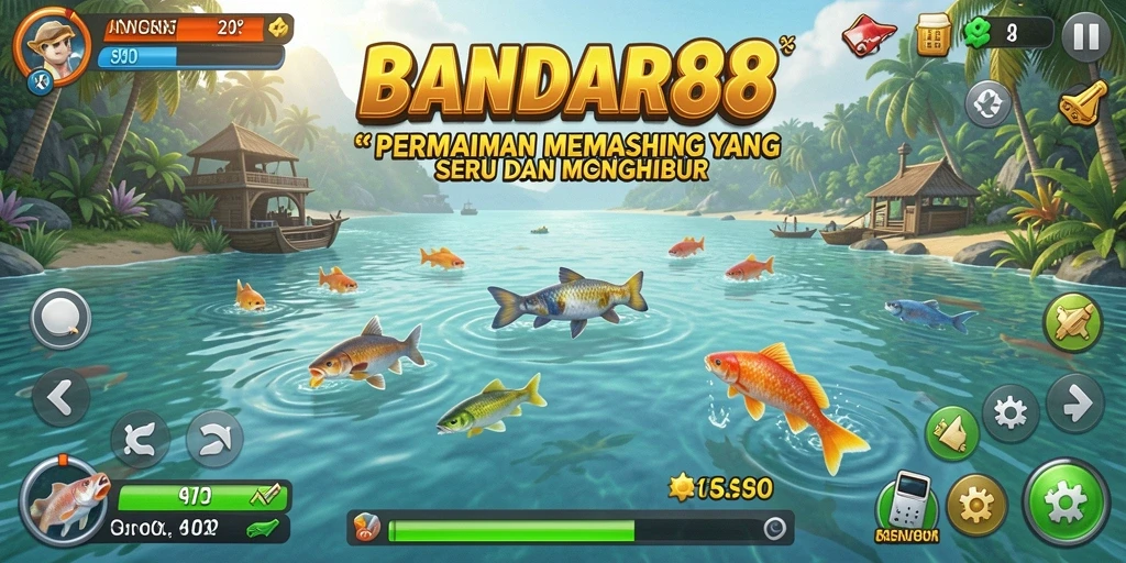 Tangkapan ikan besar dalam permainan Fishing BANDAR88.