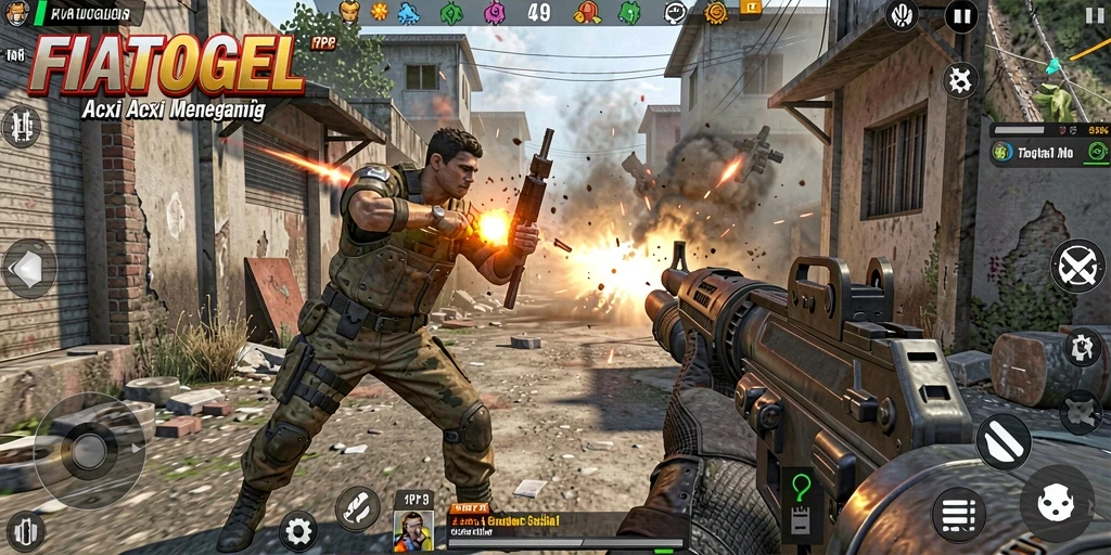 Gameplay seru dan mendebarkan dalam FIATOGEL.