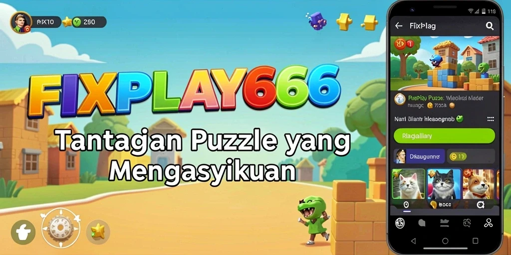 Tampilan gameplay FIXPLAY666 saat menyelesaikan puzzle yang menarik.