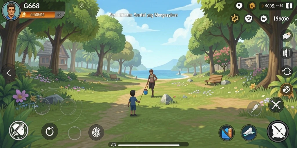 Tampilan gameplay G668 menampilkan aksi seru dan visual menarik.