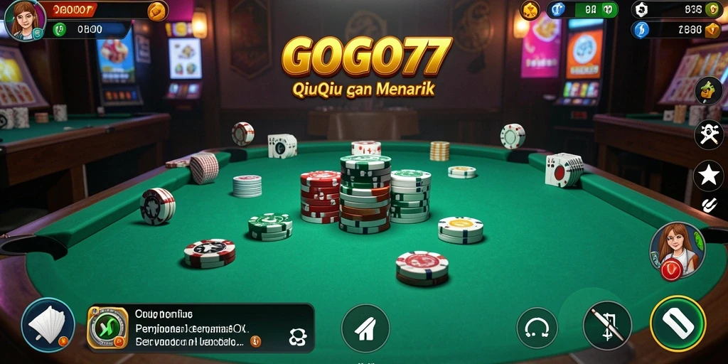 Gameplay QiuQiu yang menarik dalam GOGO77.