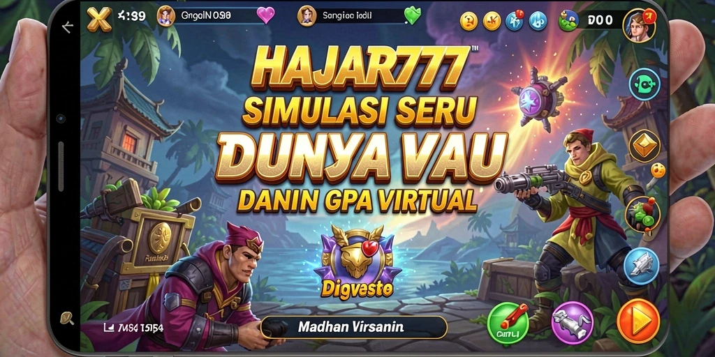 Tampilan gameplay HAJAR777 yang mendebarkan dalam dunia simulasi.