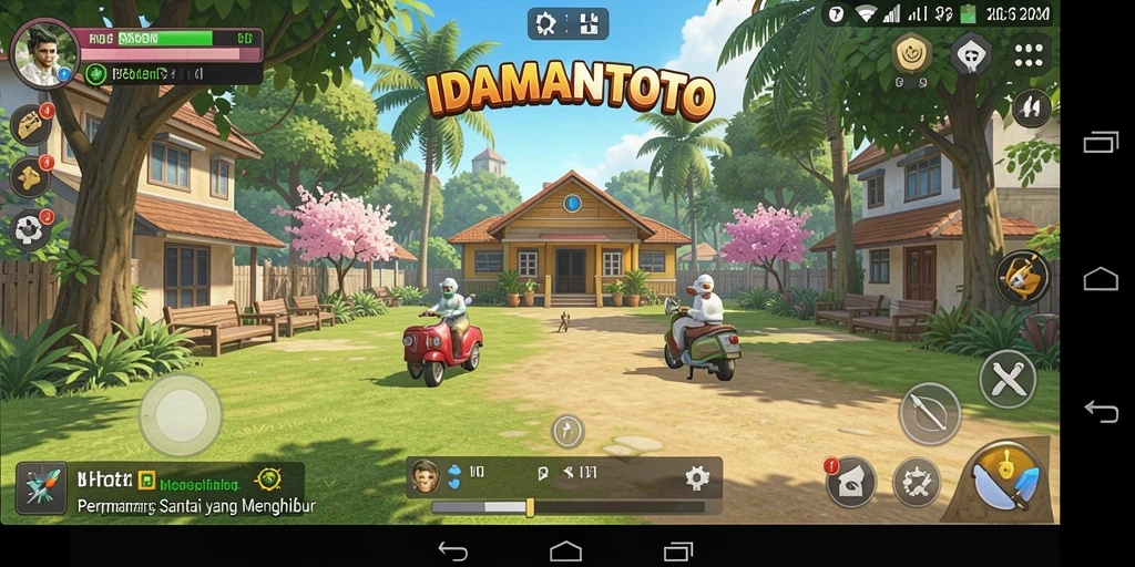 Gambaran gameplay santai dalam IDAMANTOTO yang menghibur.