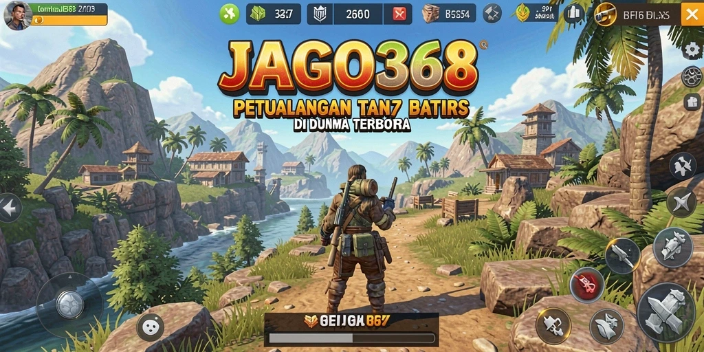Tampilan gameplay seru dalam dunia Open World JAGO368.