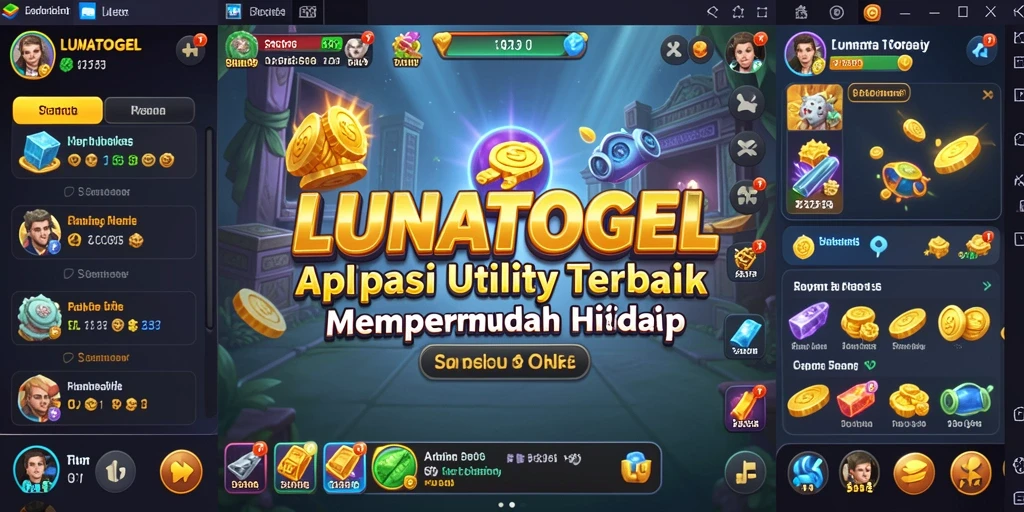 Tampilan aplikasi LUNATOGEL yang bersih dan fungsional.
