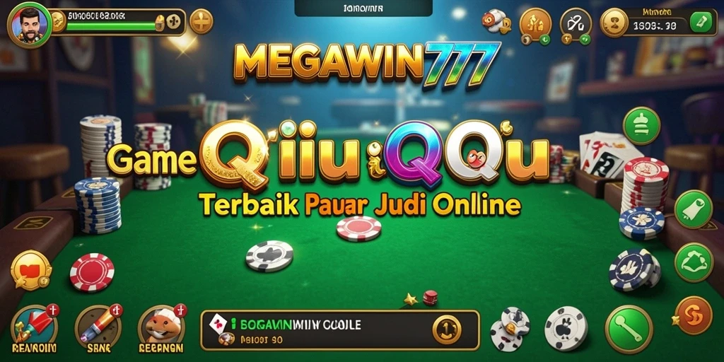 Screenshot gameplay seru dari MEGAWIN777 dalam aksi QiuQiu.