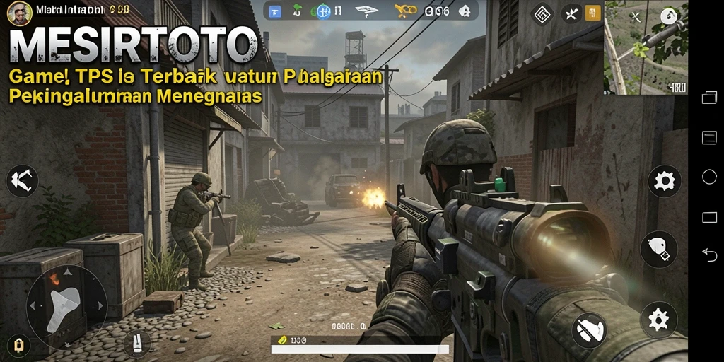 Tampilan gameplay seru dari game TPS MESIRTOTO dengan aksi mendebarkan.