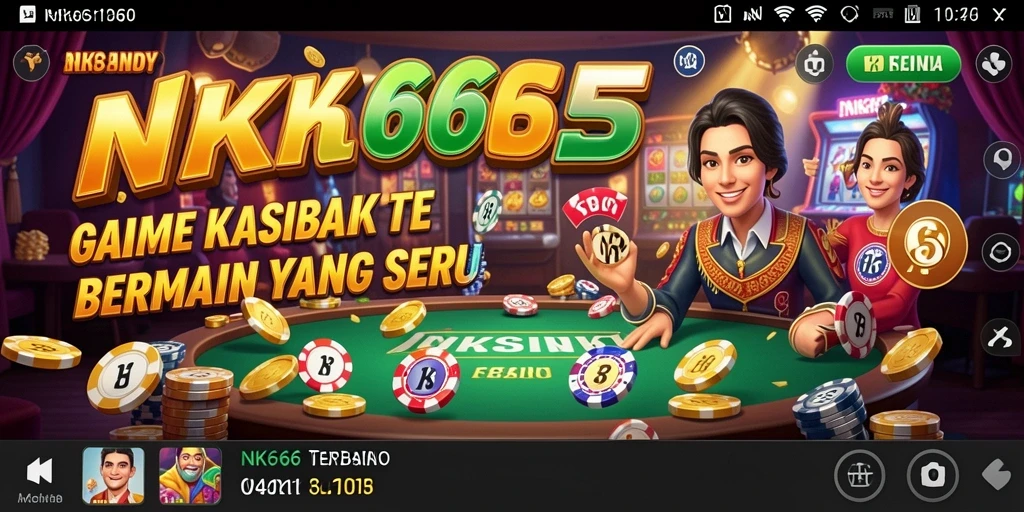 Gameplay menarik dari game Kasino NK666 dengan desain fantastis.