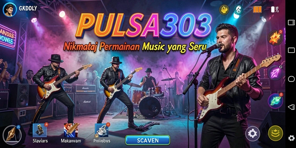 Tampilan menarik dari gameplay PULSA303 yang penuh warna.