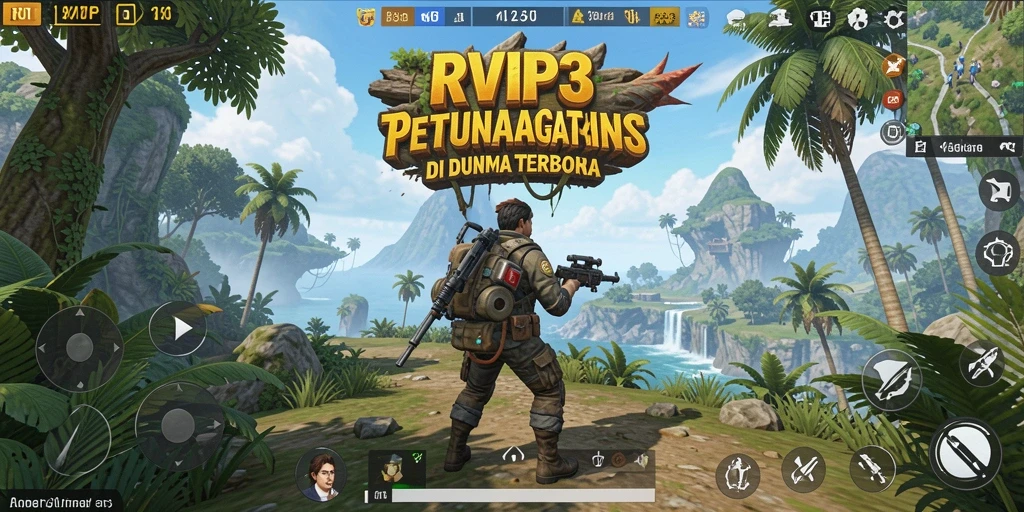 Tampilan gameplay menarik dari dunia terbuka RVIP3.