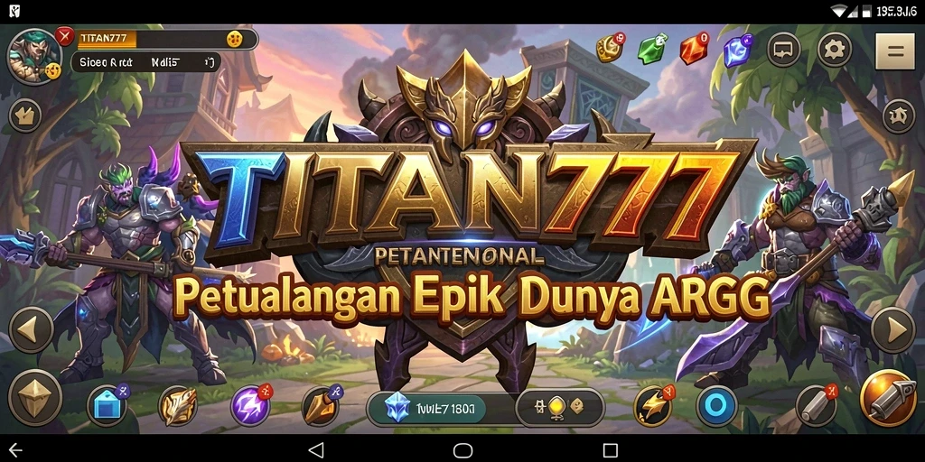 Tampilan menakjubkan dari gameplay TITAN777 dalam pertempuran ARPG.