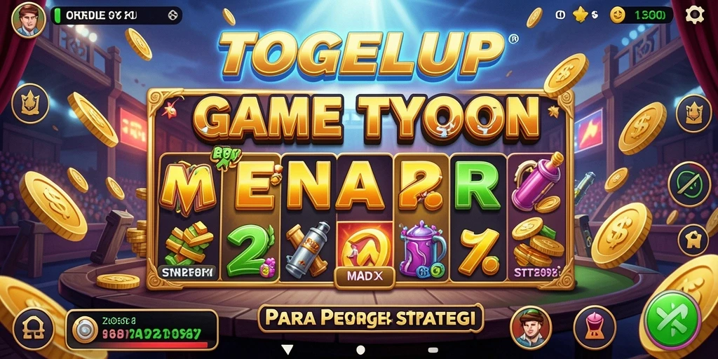Screenshot utama dari TOGELUP menampilkan momen strategis dalam gameplay Tycoon.