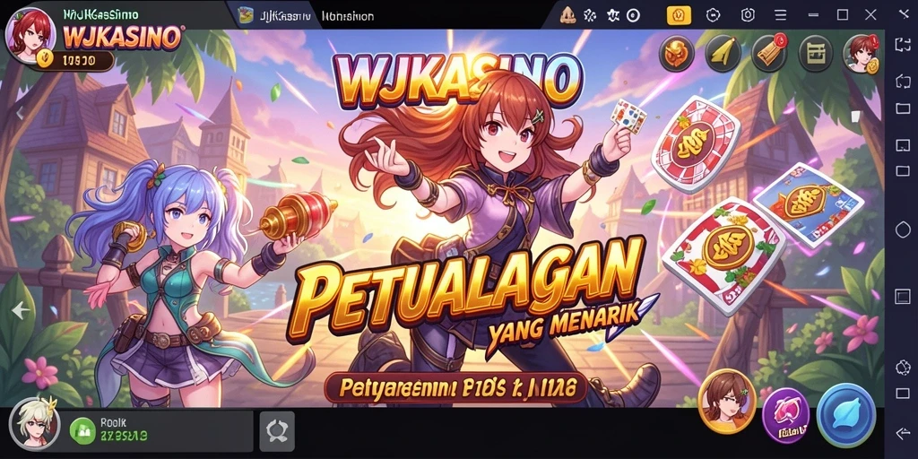 Tampilan menakjubkan dari gameplay Anime WJKASINO.
